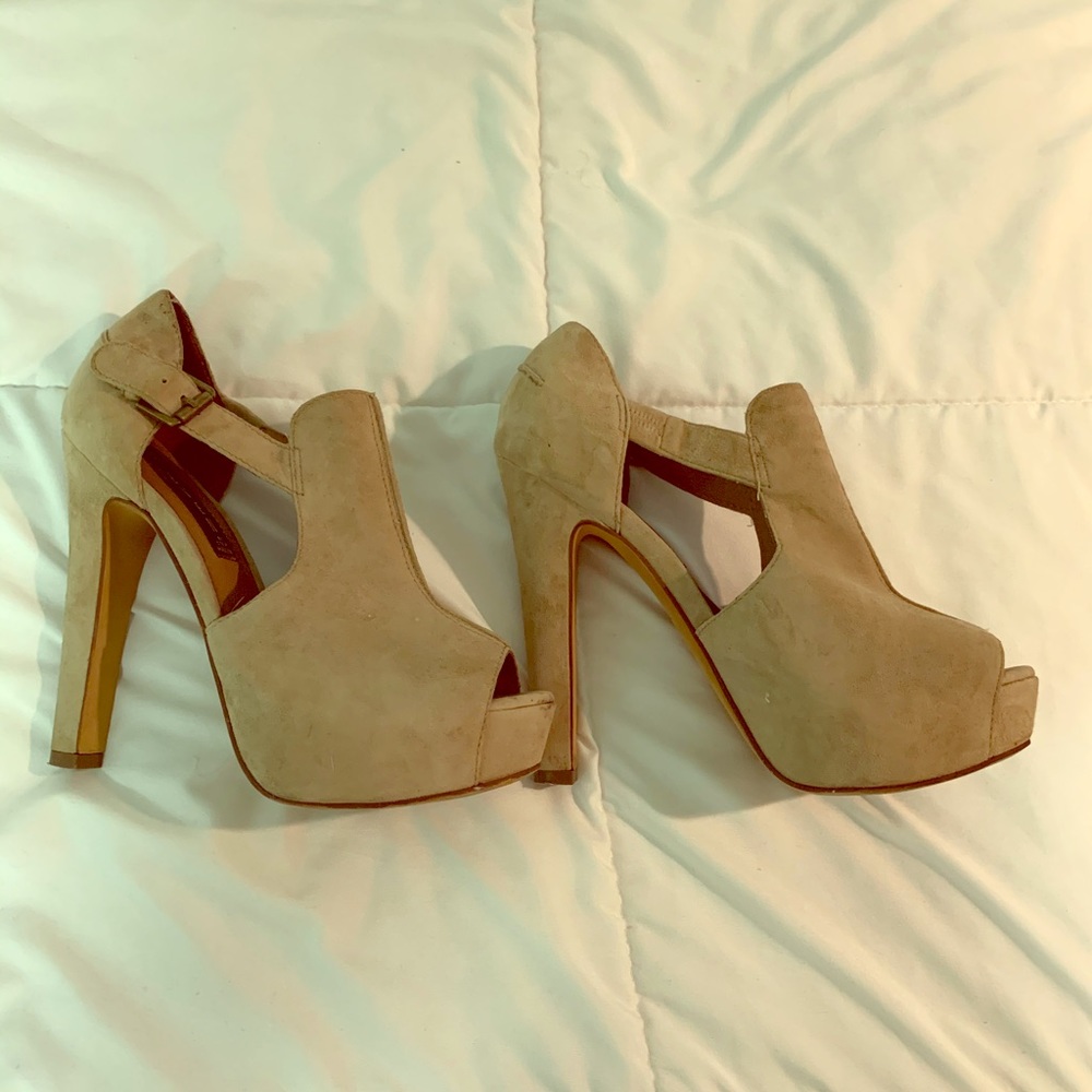 STEVEN By Steve Madden suede heels